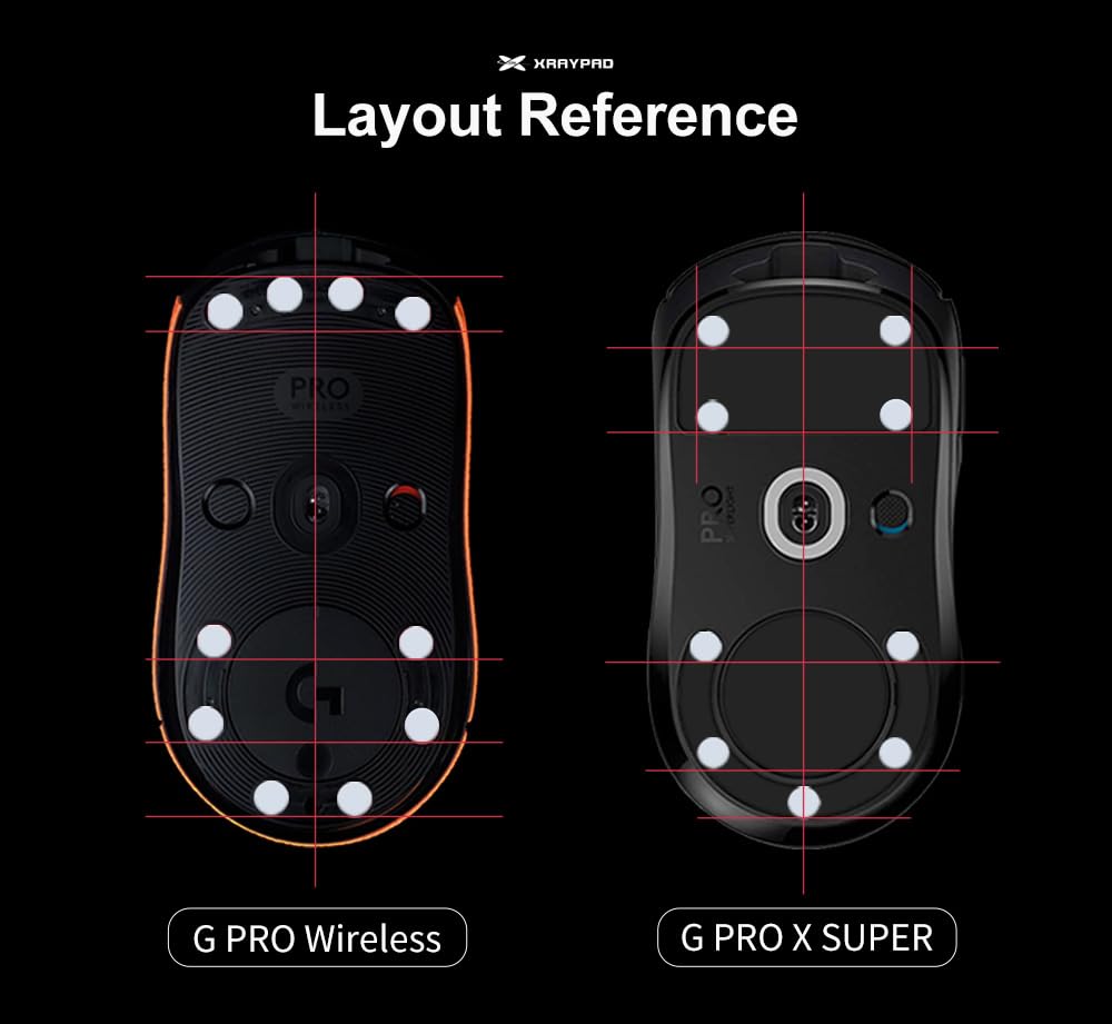 X-Raypad Jade Speed Mouse Skates, Offers Excelent Wear Resistance, Speed & Control Abrasion Resistance, Curved Edge, Move More smoothly, Suitable for Cloth Mouse Pads & Glassmouse Pads (Jade)