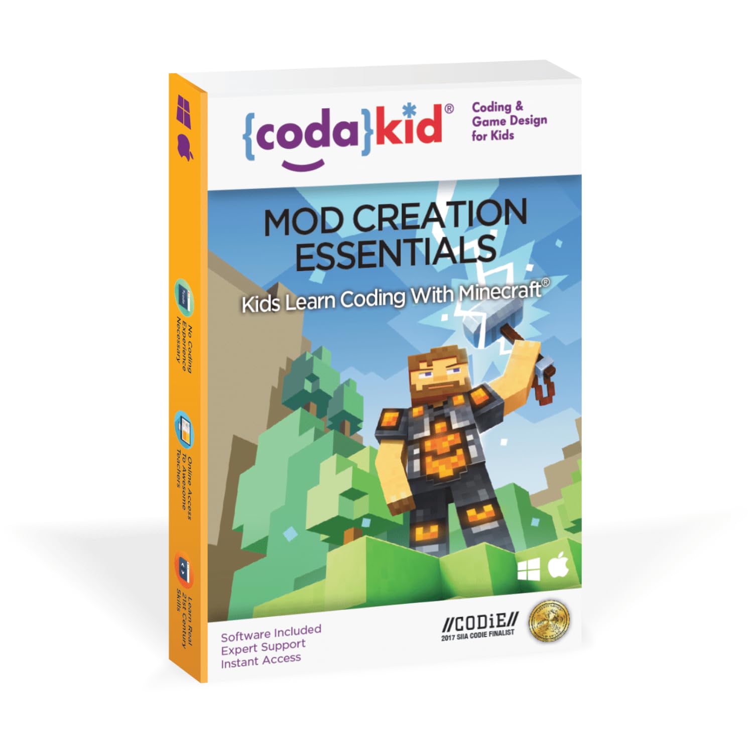 Coding for Kids with Minecraft - Ages 9+ Learn Real Computer Programming and Code Amazing Minecraft Mods with Java - Award-Winning Online Courses (PC & Mac)
