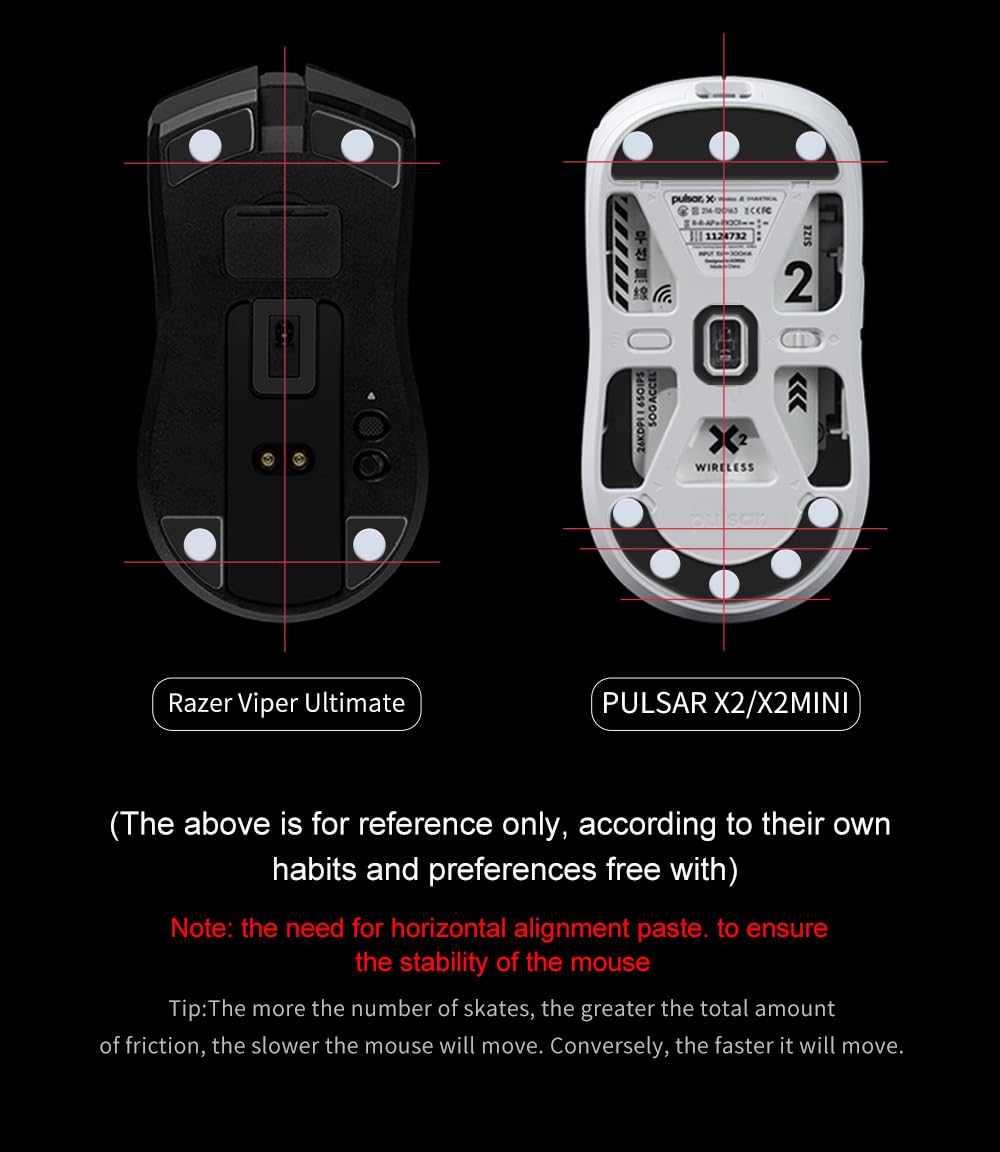 X-Raypad Jade Speed Mouse Skates, Offers Excelent Wear Resistance, Speed & Control Abrasion Resistance, Curved Edge, Move More smoothly, Suitable for Cloth Mouse Pads & Glassmouse Pads (Jade)