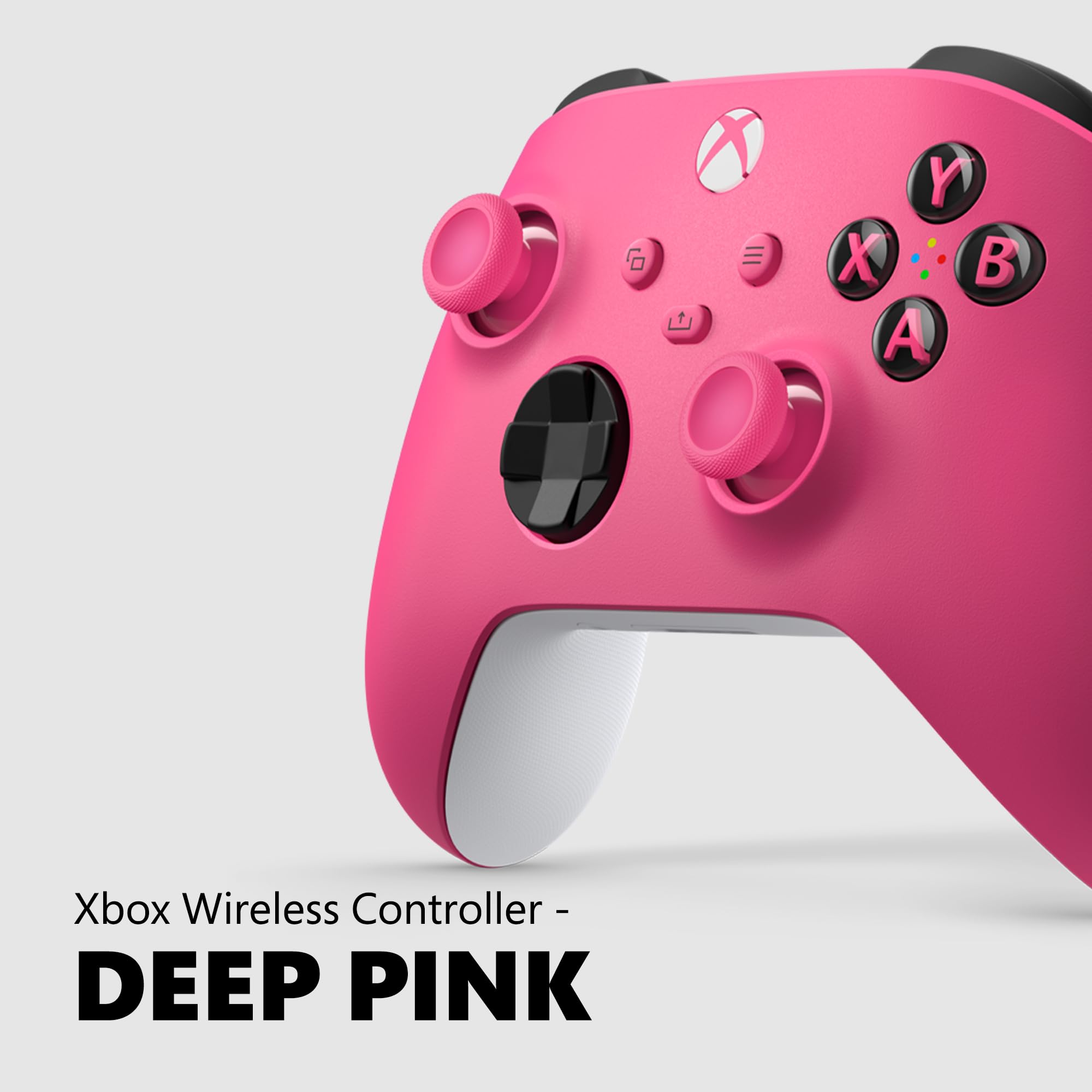Xbox Wireless Gaming Controller | Deep Pink | Console, PC, & Android | Textured Grip | Wireless, Bluetooth, USB-C Connectivity
