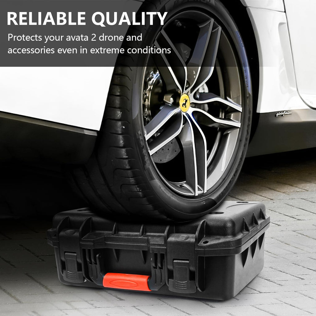 FPVtosky Hard Case for Avata 2 Drone Combo, Waterproof Carrying Case, Fits DJI Goggles 3 [NOT for Goggles N3], RC Motion 3 & DJI FPV Remote Controller 3 Accessories [CASE ONLY]