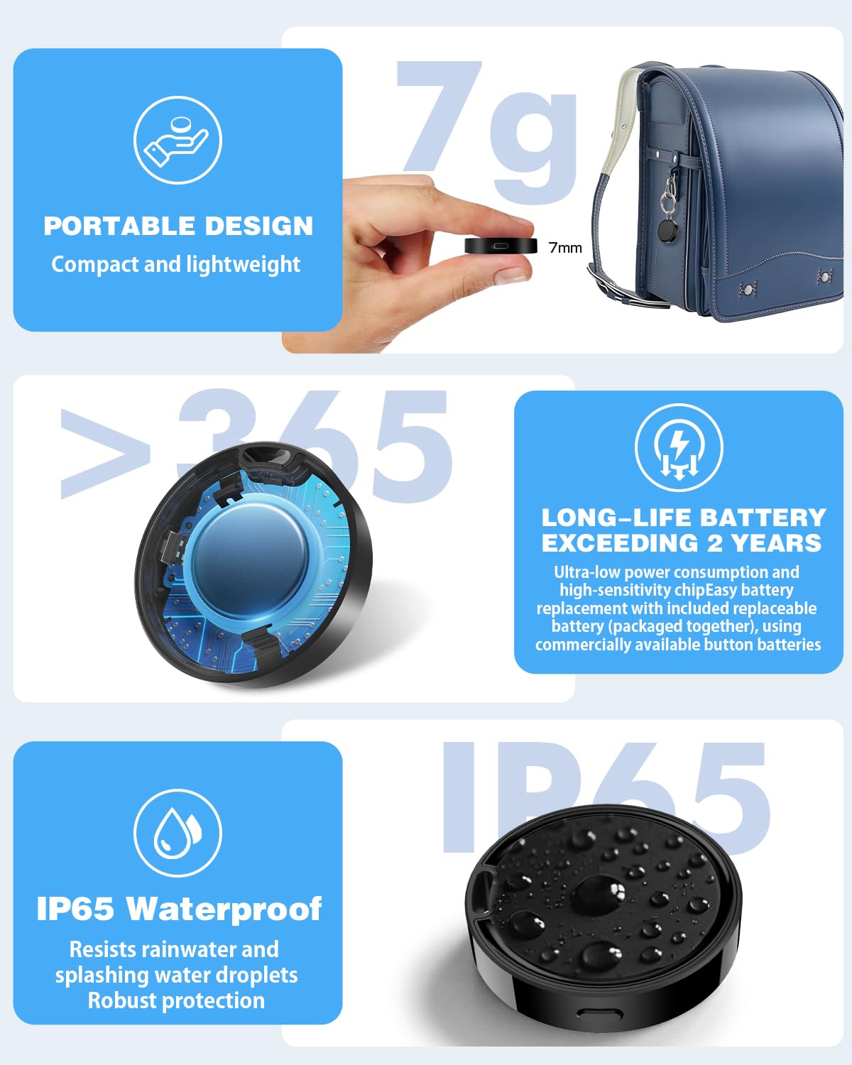 Air Tags for Android,Air Tags-4 Pack Android,Air Tracker Tags with 4 Case,2 Year Battery Life,Google Find Trackers for Google'S Find Hub App,IP65 Waterproof Luggage Air Tracker Tag for Keys