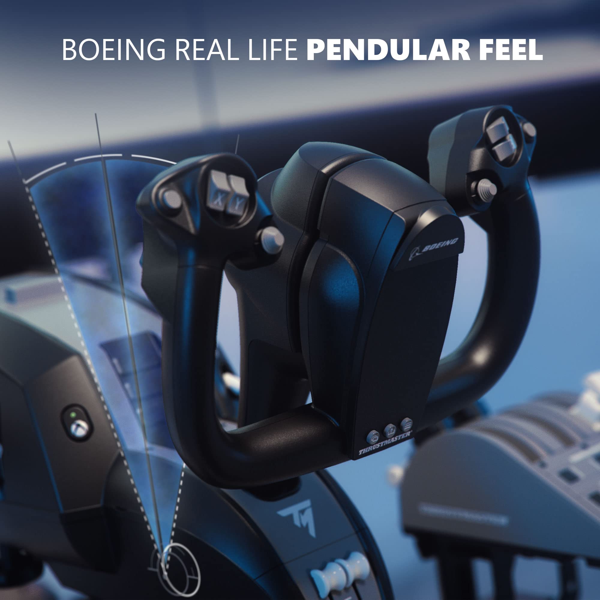 Thrustmaster TCA Yoke Boeing Edition for Xbox Series X|S & PC - Realistic Flight Simulator Controls