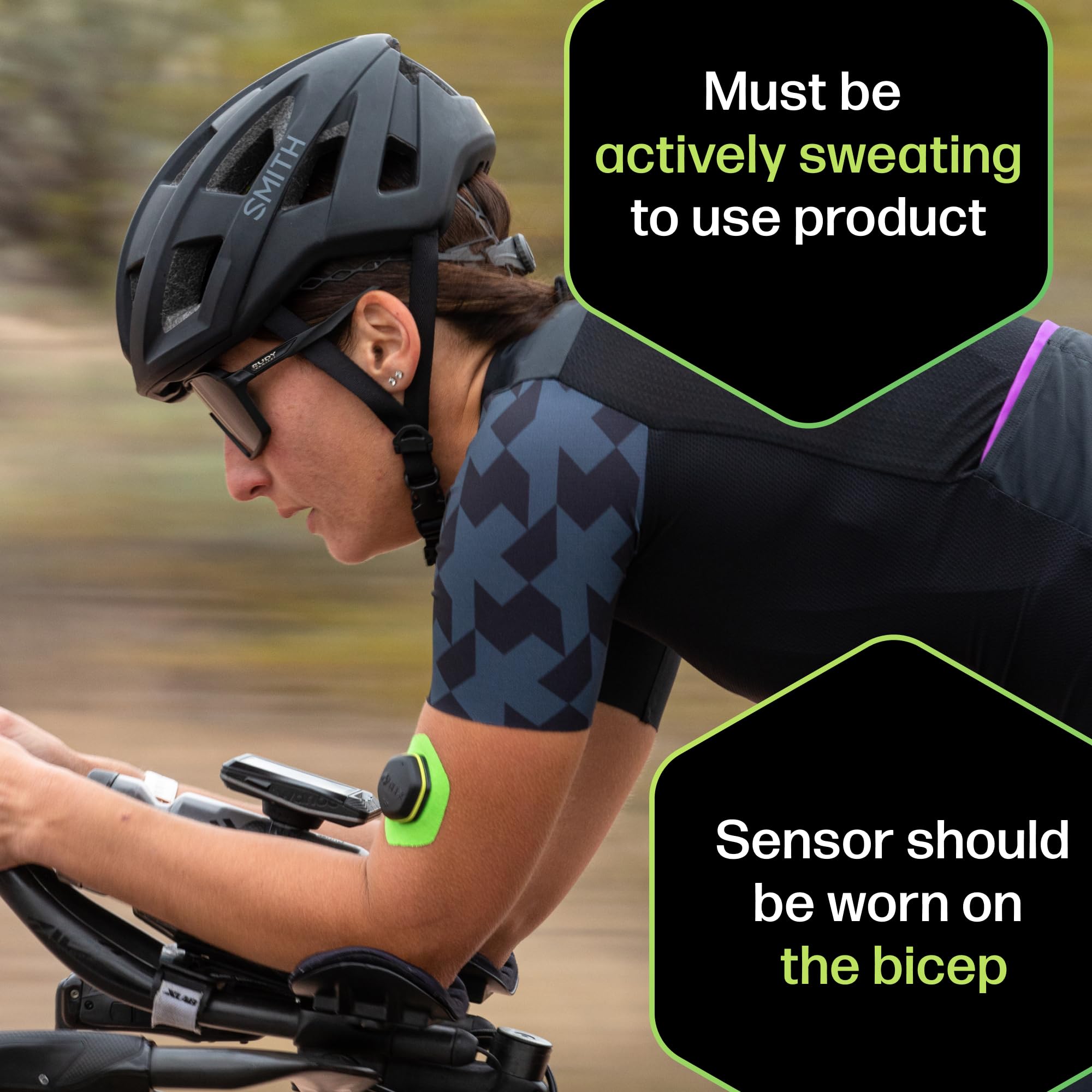 Nix Hydration Biosensor Starter Kit – Wearable Sweat Sensor Tracks Fluid Loss, Real-Time Alerts, Reusable Pod, Single-Use Patches, Bluetooth Fitness Device for Athletes, Runners, Cyclists, Triathletes