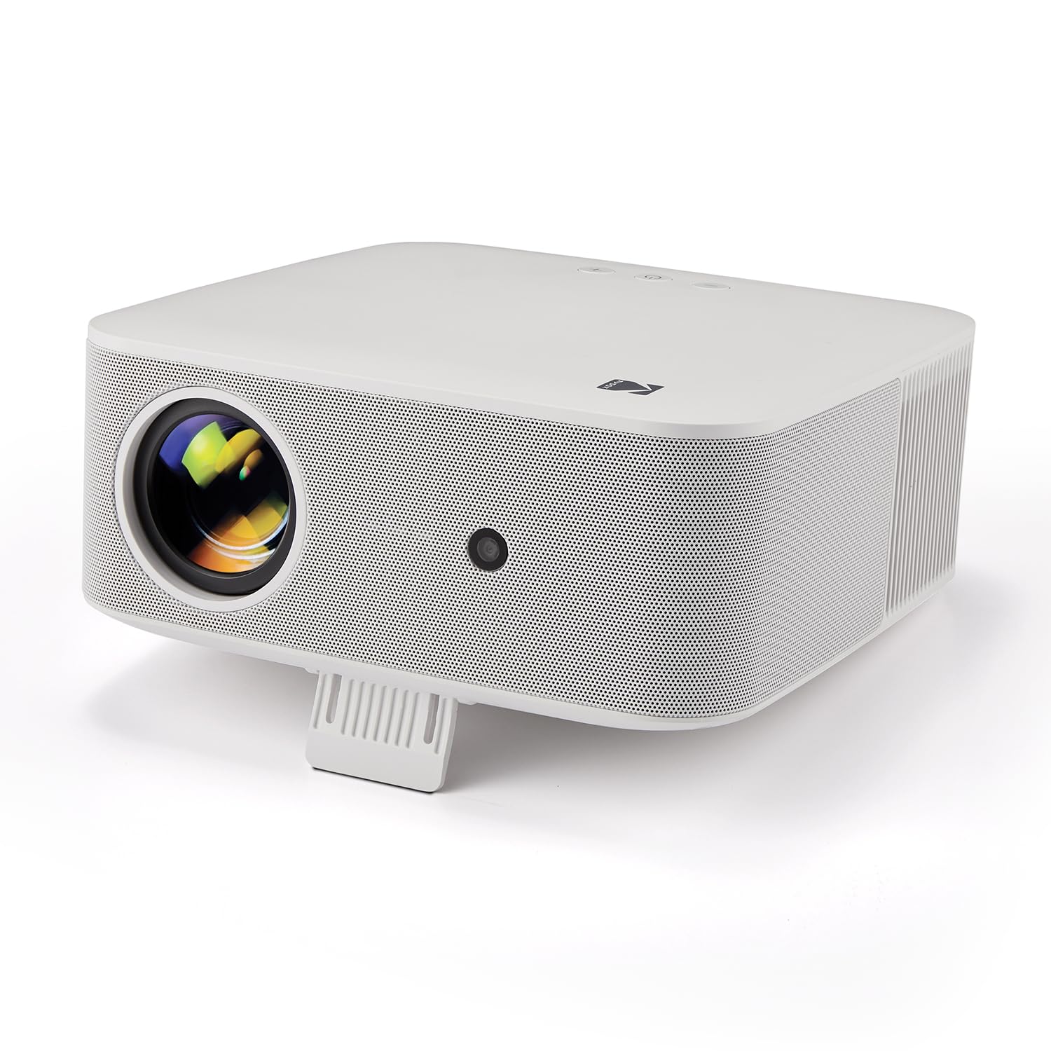 Kodak Flik X20 1080p Smart Projector, Google TV Dongle Built-In | 300 ANSI Lumens LED | Auto Focus & Keystone | HDMI & USB | Wi-Fi , Bluetooth 5.0 | HDR10, 4K Decode | Portable Home Theater (White)