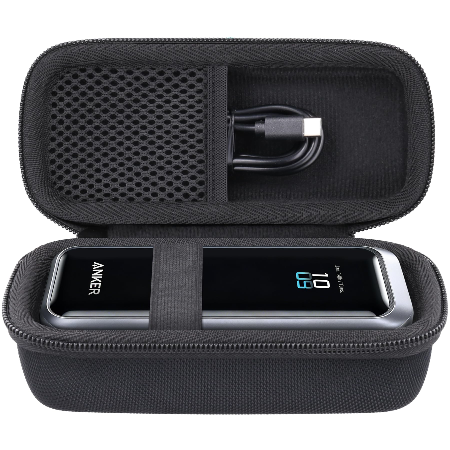 Baval for Anker Prime Power Bank 20100mAh 220W Portable Charger Hard Travel Case,Portable Case Compatible with 20,100mAh 3-Port Portable Charger with 220W Output(Only Case)