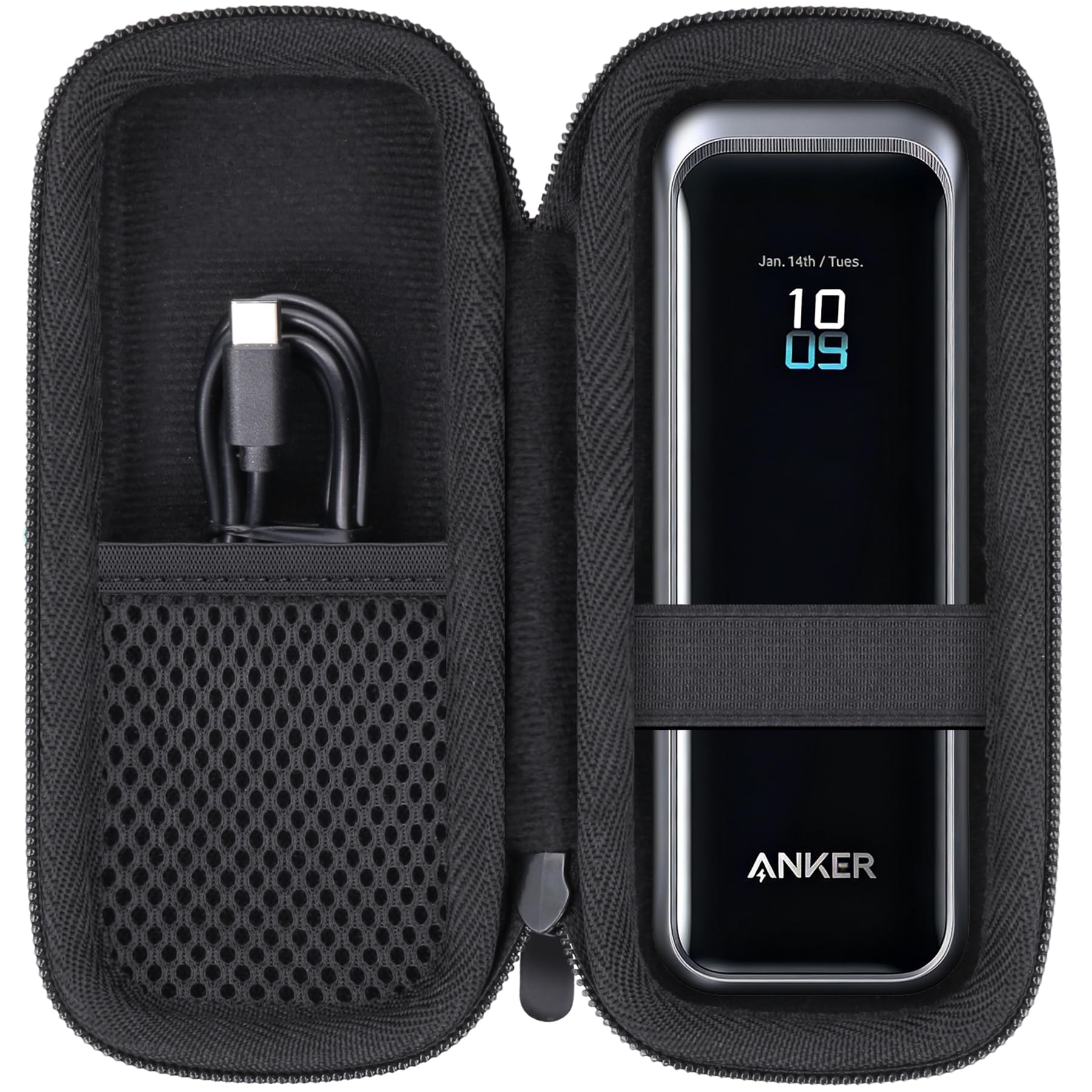 Baval for Anker Prime Power Bank 20100mAh 220W Portable Charger Hard Travel Case,Portable Case Compatible with 20,100mAh 3-Port Portable Charger with 220W Output(Only Case)