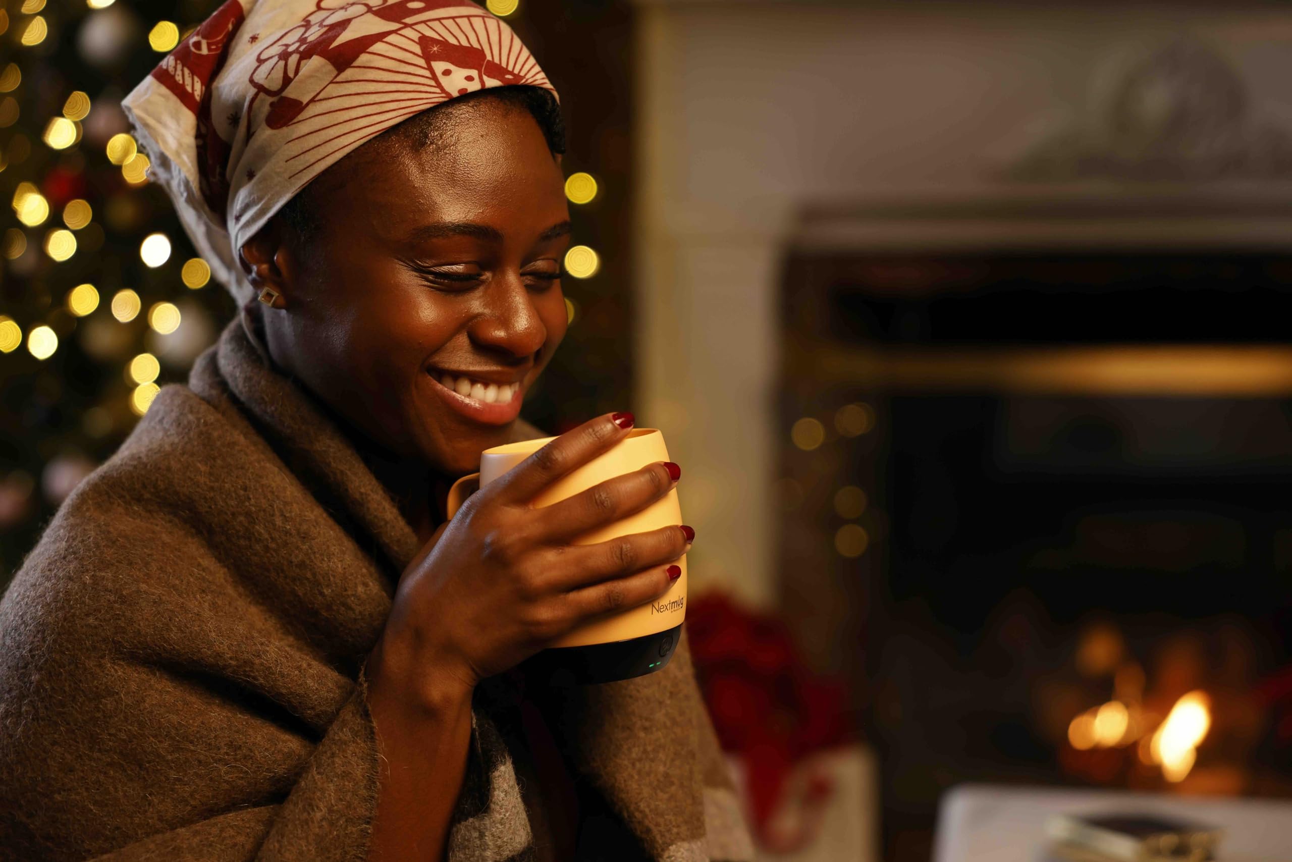 Nextmug | Coffee Mug - Temperature-Controlled, Self-Heating (Slate Blue - 14 oz.)
