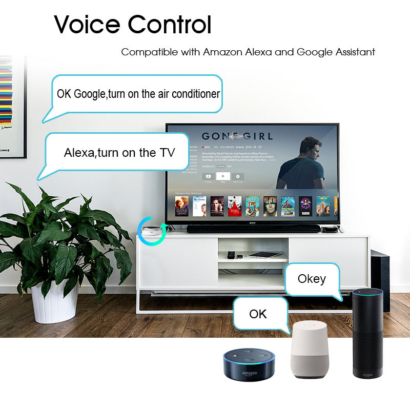 Smart WiFi Infrared Voice Remote Control Device